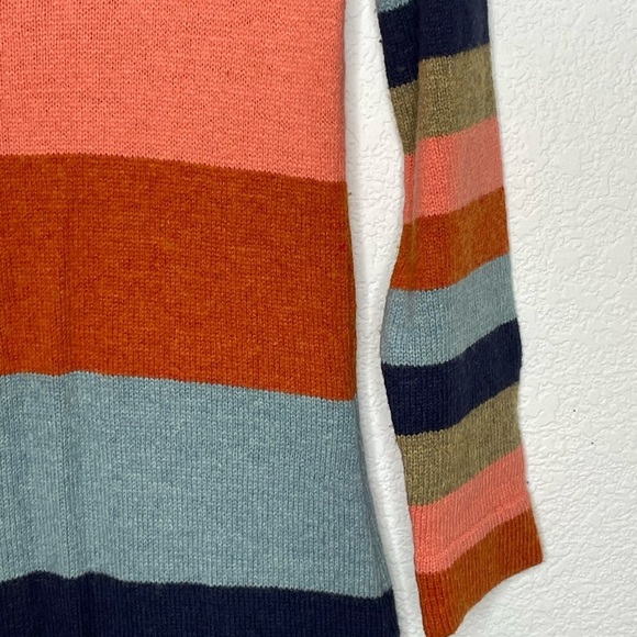Anthropologie Isabelle Sinclair dress sweater striped wool blend sz XS - Picture 5 of 11
